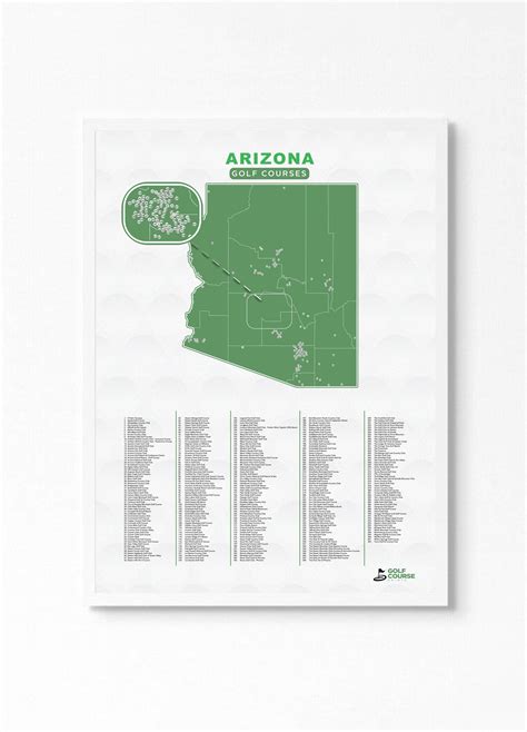 Excellent Golf Course Maps Arizona - Golf Course Prints