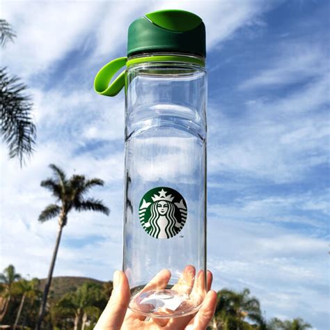 Starbucks Siren Plastic Clear Water Bottle 24 oz | eBay