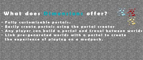 Dimensions | Custom Portals (DEMO) - Minecraft Bukkit Plugins - CurseForge