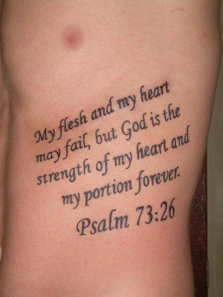 God is strength | Verse tattoos, Bible verse tattoos, Scripture tattoos