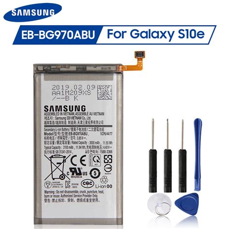 Original Samsung Battery EB BG970ABU For Samsung Galaxy S10e Galaxy ...