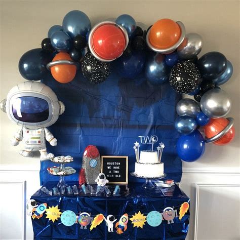 Space Balloon Garland Space party Astronaut Balloon Outer | Etsy ...