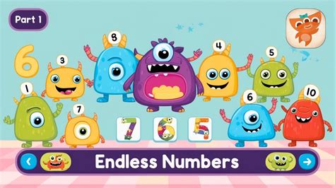 Endless Numbers (1 - 10) | Learn Counting With Cute Monsters | Originator Inc. #nocommentary ...