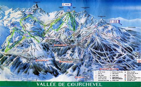 Alps Ski Resorts Map