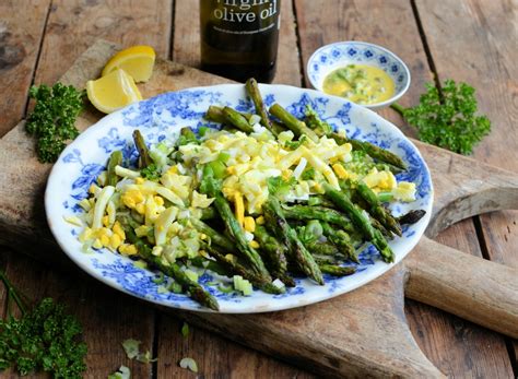 Summery Asparagus Gribiche for Brunch - Lavender and Lovage