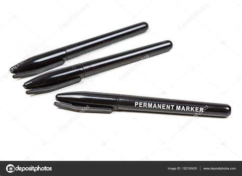 Black permanent marker — Stock Photo © Ecummings00 #132100420