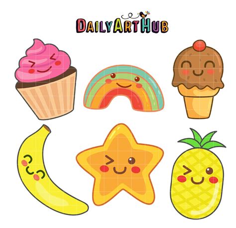 Cute Stuff Clip Art Set – Daily Art Hub // Graphics, Alphabets & SVG