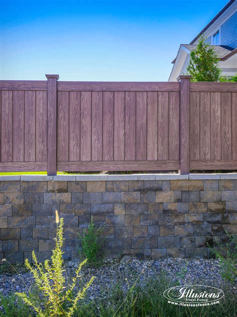 Gorgeous Illusions Walnut Pvc Vinyl Fence Illusions V - vrogue.co