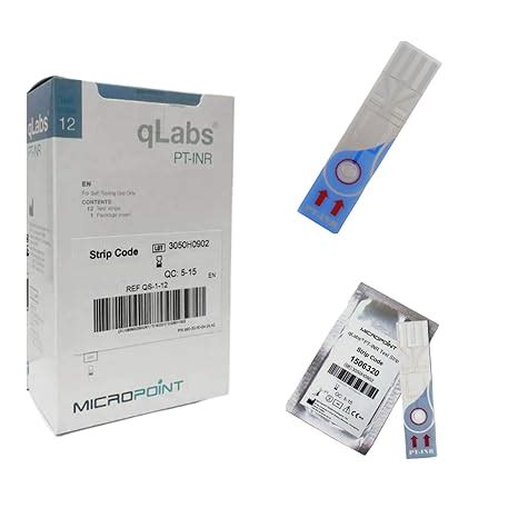 qlabs PT INR Test Strip -Pack of 12 : Amazon.in: Health & Personal Care