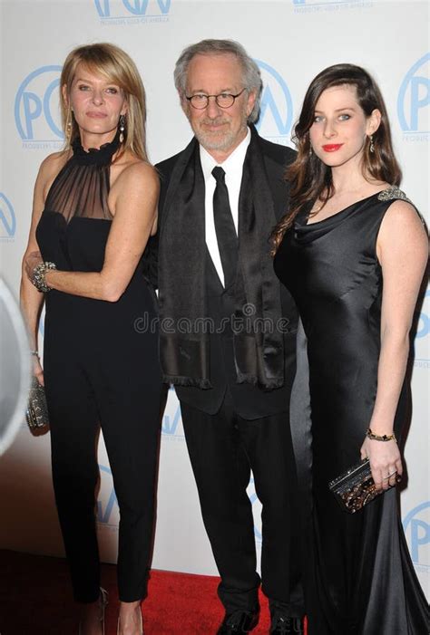 Steven Spielberg & Kate Capshaw & Sasha Spielberg Editorial Image ...