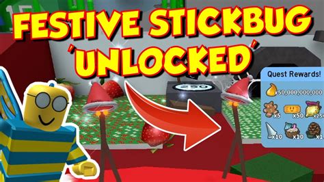 GET STICK BUGGED - FESTIVE NYMPHS *UNLOCKED* - BEE SWARM SIMULATOR (BEESMAS 2020) - YouTube