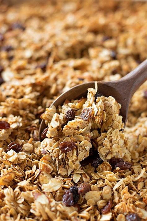 Chunky Homemade Granola | Recipe | Homemade granola, Granola recipes, Granola