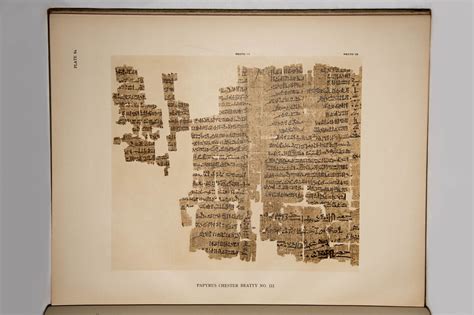 Hieratic papyri in the British Museum. Third Series: Chester Beatty ...