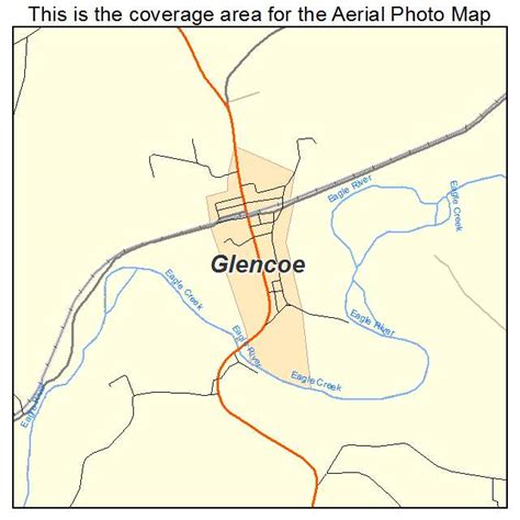 Aerial Photography Map of Glencoe, KY Kentucky