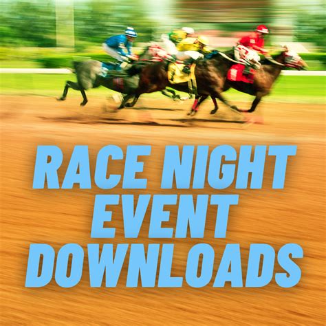 Race Night Events Virtual or DVD, The Choice is Yours