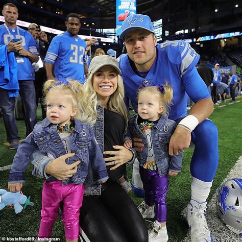 Wife of Detroit Lions quarterback Matthew Stafford reveals she has a ...