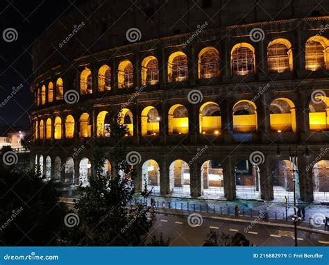 Colosseum The Coveted Gladiator Arena In Ancient Rome Royalty-Free ...