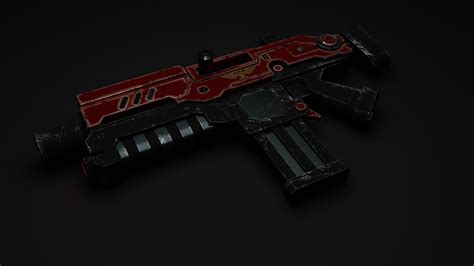 ArtStation - Warhammer 40k inspired bolter