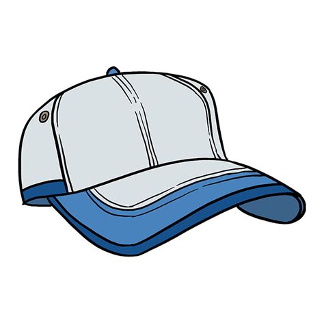 How to Draw a Baseball Cap - Really Easy Drawing Tutorial