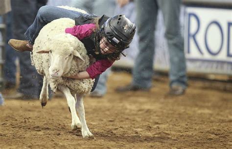 Mutton busting is serious business at RodeoHouston