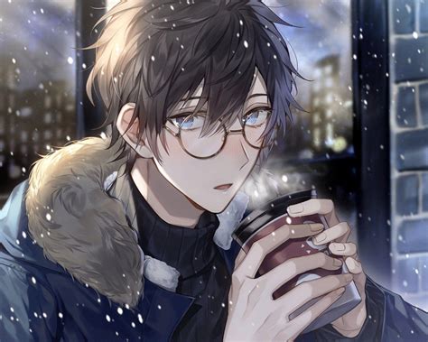 Anime Boy With Glasses