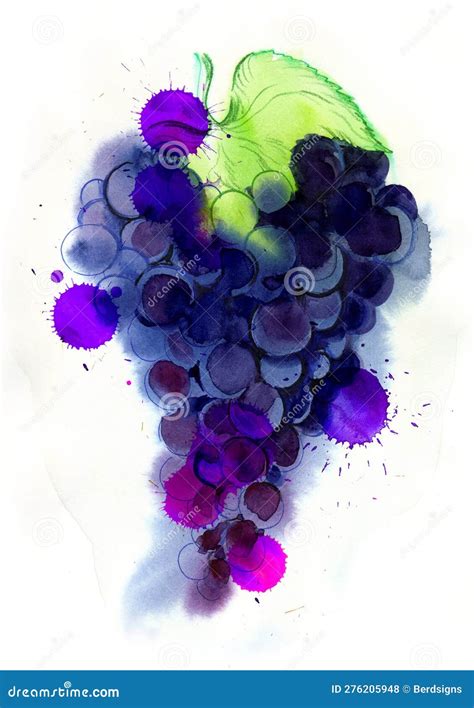 Purple grapes stock photo. Image of background, blue - 276205948