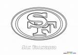 San Francisco 49ers NFL Logo  Coloring Pages For Kids sketch template