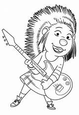 Sing Coloring Pages  Best For Kids sketch template