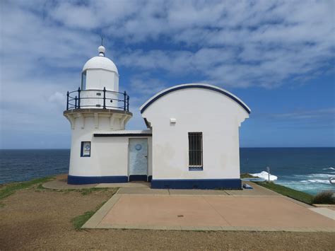 Tacking Point lighthouse, Port Macquarie, NSW - 8m high tower built 1879