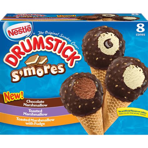 Drumstick Frozen Dairy Dessert, S'mores | Ice Cream Cones & Toppings ...