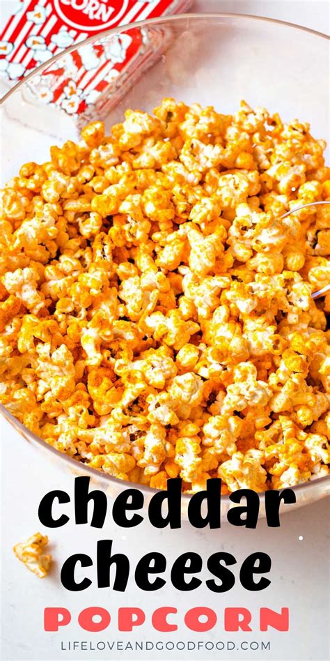 Cheddar Cheese Popcorn - Life, Love, and Good Food