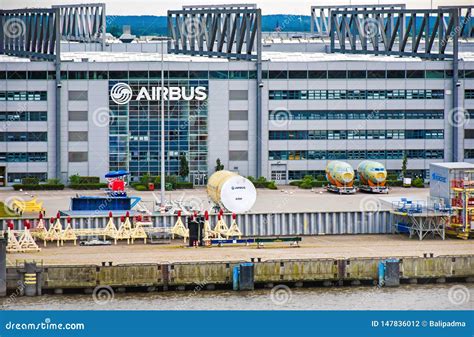 Exterior View of the Airbus Factory in Hamburg Germany Editorial ...