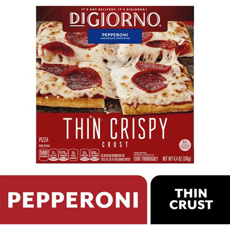 DIGIORNO Frozen Pizza - Frozen Pepperoni Pizza - Personal Pizza - 8.4 ...