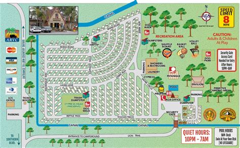 Florida Rv Campgrounds Map - Printable Maps