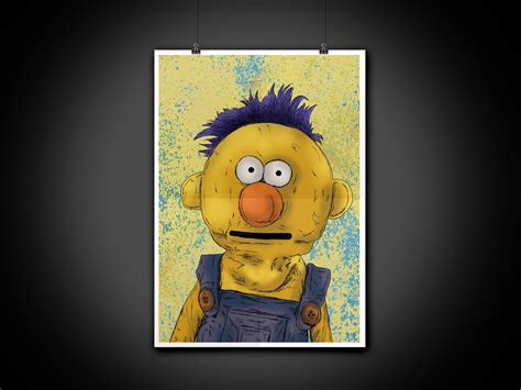 Yellow Guy Portrait Don't Hug Me I'm Scared DHMIS Color Portrait Art Illustration Print - Etsy UK