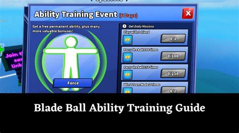 Blade Ball Ability Training Guide - MrGuider