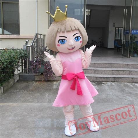 Girl Princess Mascot Costume For Adullt & Kids