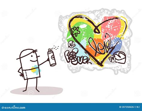 Colorful Graffiti Art Vector Sticker Pack Illustrations | CartoonDealer.com #275409872