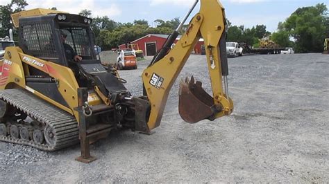 Caterpillar BH30W Backhoe Attachment - YouTube