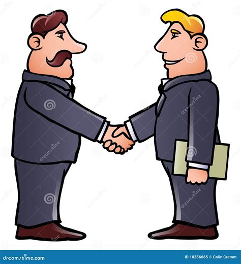 Business Men Shaking Hands Royalty Free Stock Photo - Image: 18356665