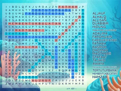 BAHASA ARAB-TENTANG TAHSIN - Wordsearch