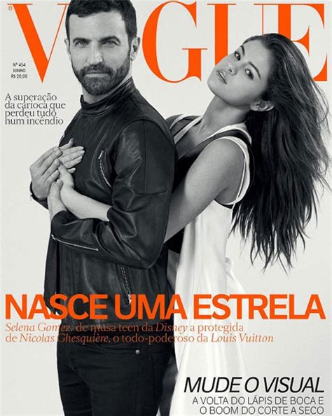 Selena Gomez & Nicolas Ghesquiere Cover VOGUE Brazil - Design Scene - Fashion, Photography ...