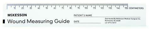 McKesson Wound Measuring Guide 6 Inch 6 Inch Paper , 533-LR/50 - Pack of 600 - Walmart.com ...