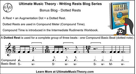 Writing Rests #9 - Dotted Rests - Ultimate Music Theory