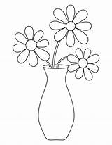 Printable Vase Coloring Page Sketch sketch template