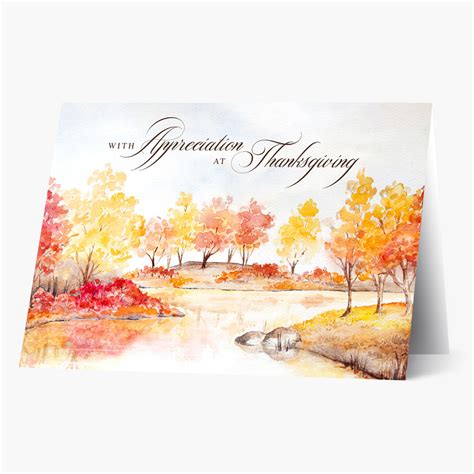 Watercolor Thanksgiving - Cards For Causes