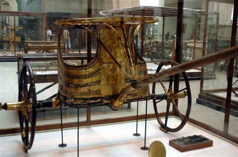 AE, Egyptian Museum in Cairo, Tutankhamun's chariot | Egypt museum ...