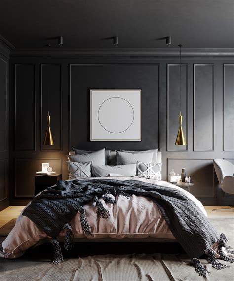 51 Beautiful Black Bedrooms With Images, Tips & Accessories To Help You ...