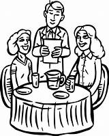 Restaurant Coloring Pages – Printable FREE sketch template