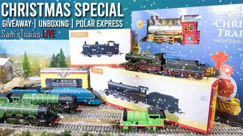 Sam'sTrains Live | S10E5 | Christmas Special | Bonus Unboxing! - YouTube